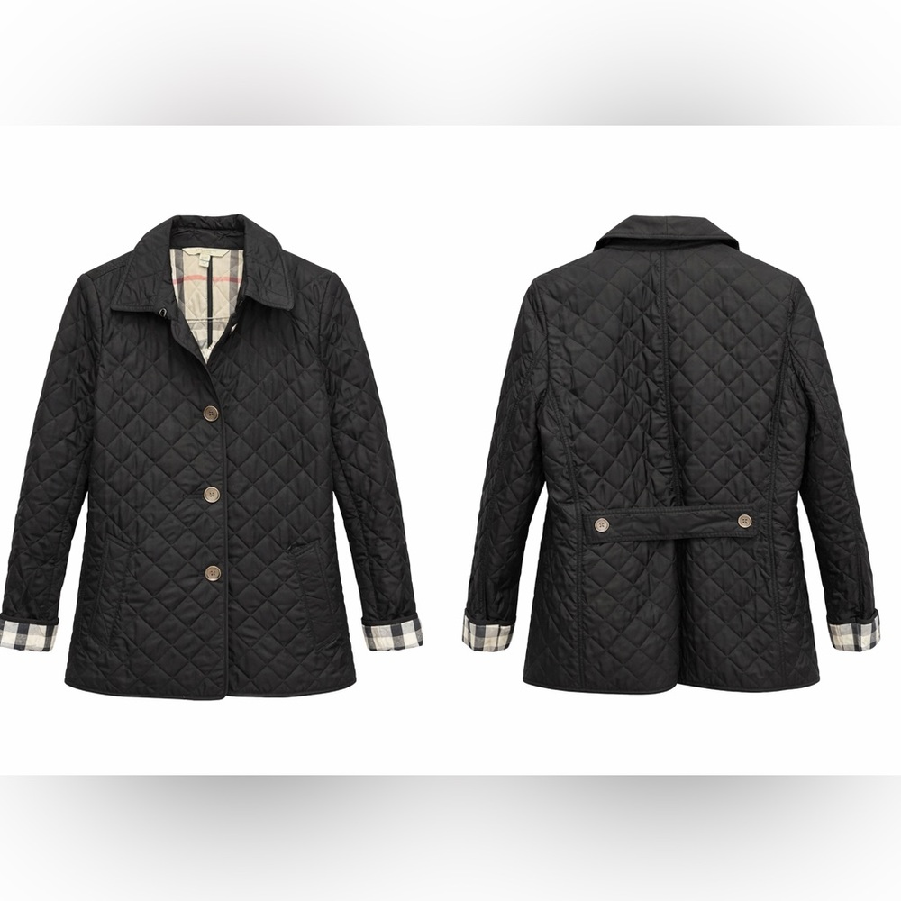 Burberry Black Quilted Puffer Jacket